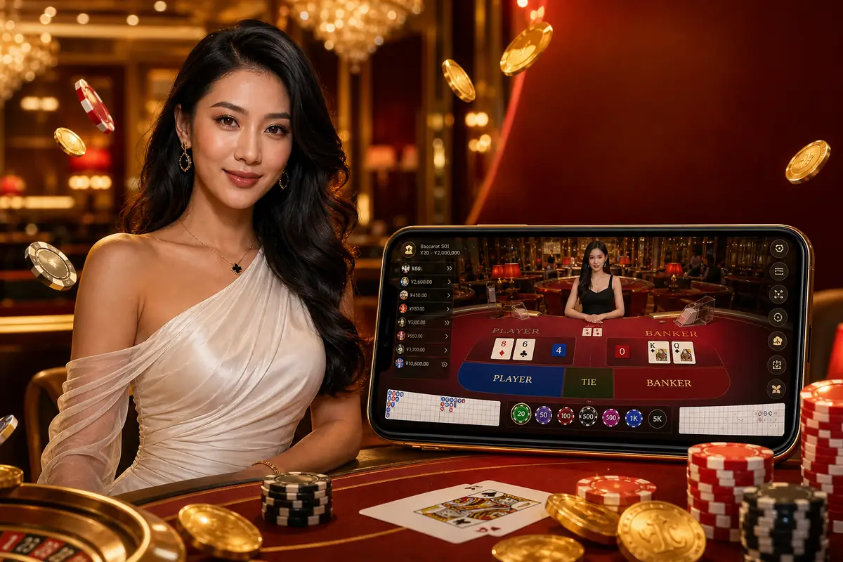 ux72slot Live Baccarat ဒိုင်သမားနှင့် ကစားခြင်း